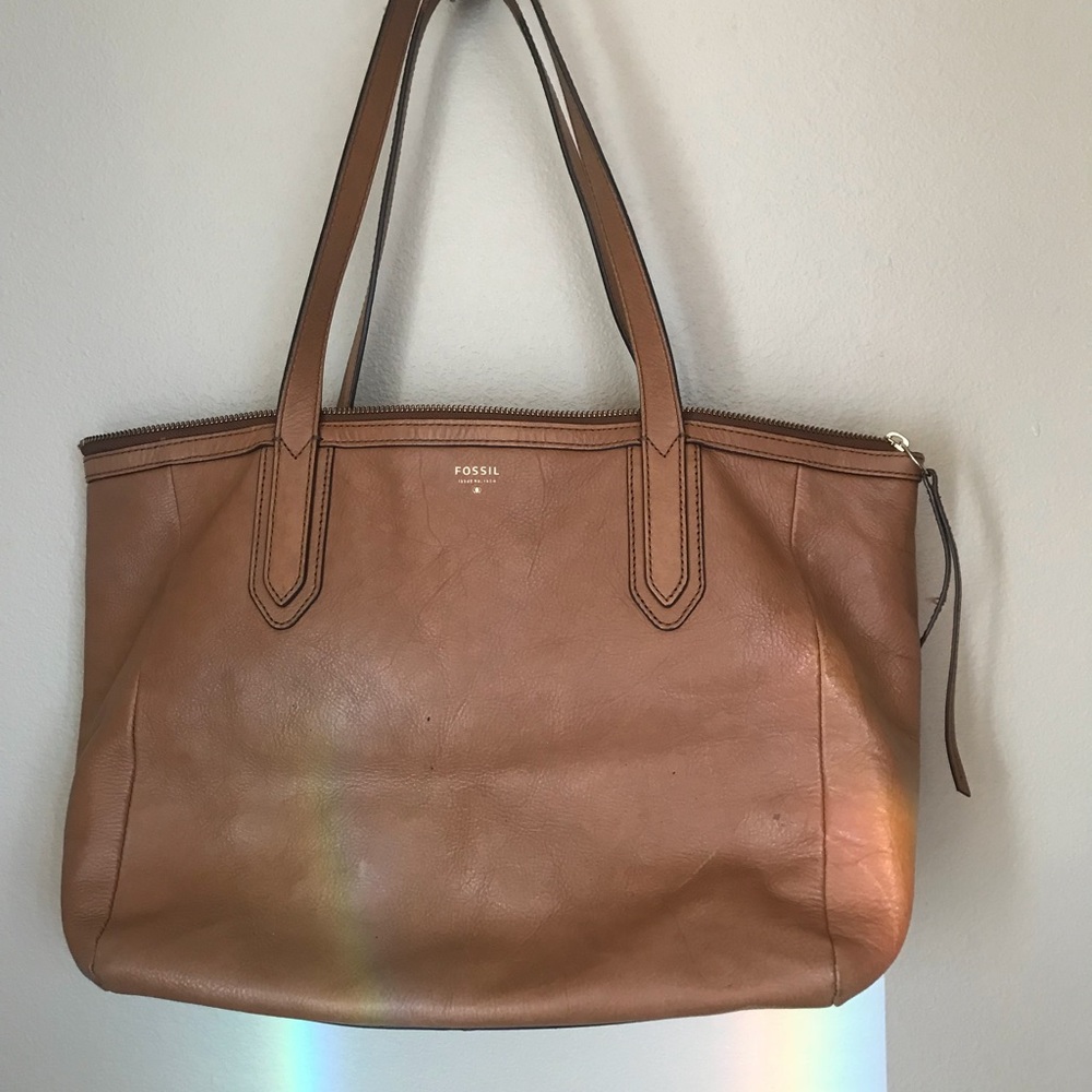 Fossil leather purse